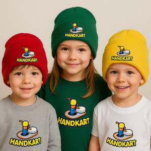 Handkart Kids Beanie – Warm • Soft • Playful • Retro-Inspired
